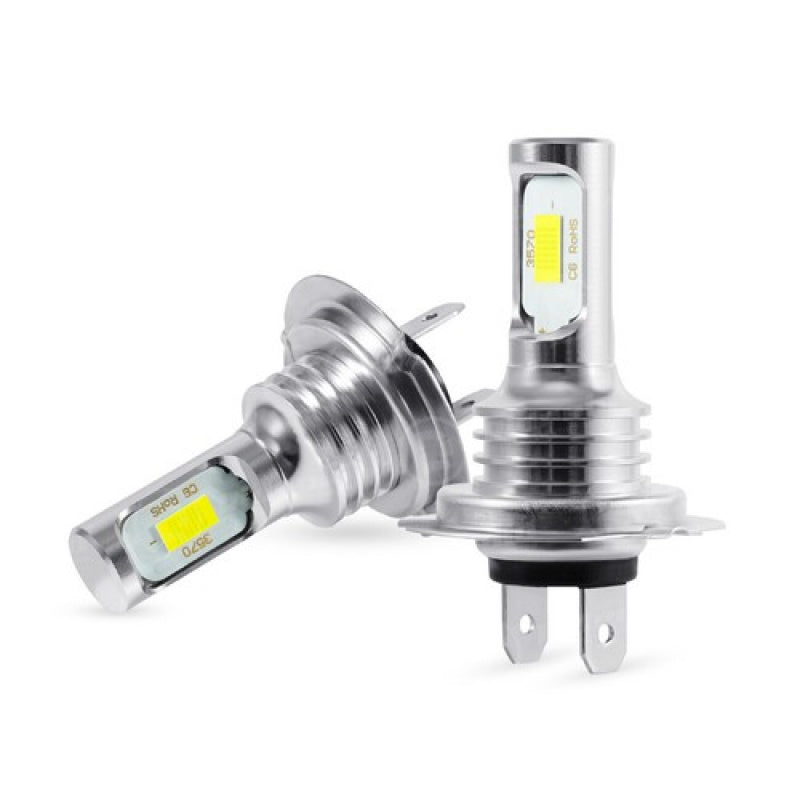 2个装 H7 LED 大灯灯泡套装，高/低光束 6000K 白光 3000K 黄光 8000K 蓝光 超亮蓝，不含电池