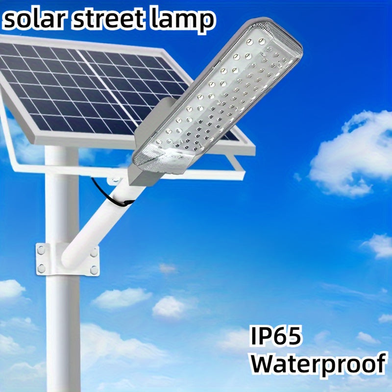 High Brightness Solar Street Light - Durable LED Lens Beads 6500K IP65 Waterproof Split-Type Solar Wall Light, Perfect for Garden, Garage, Commercial Lighting and Street Lighting