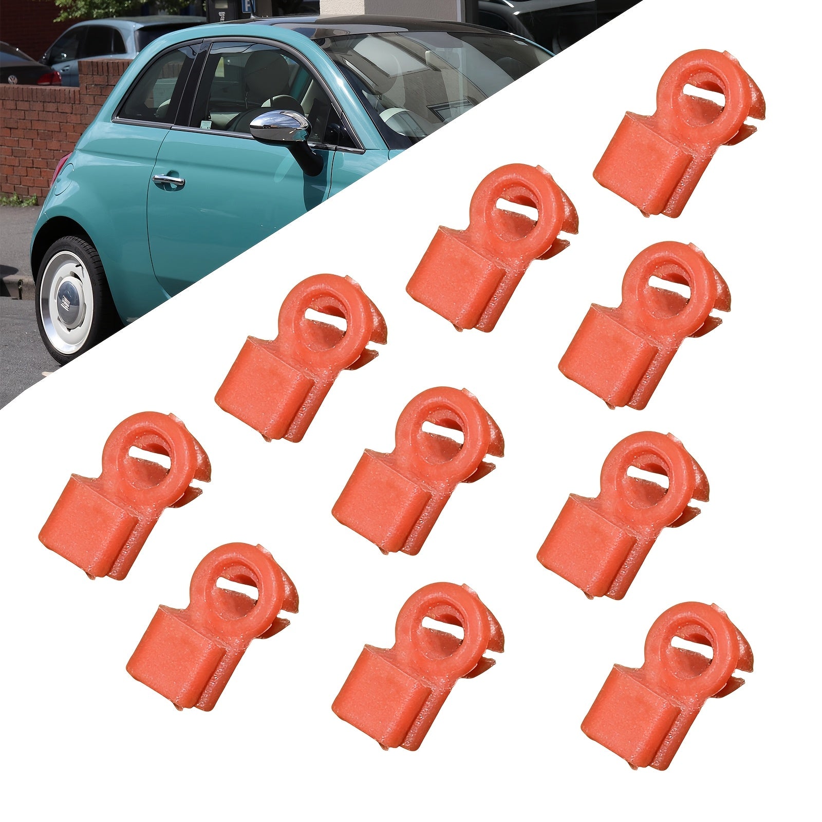 10-Pack Door Handle Rod Clip Replacement for Fiat 500 & 500 Abarth – OE# 11026885