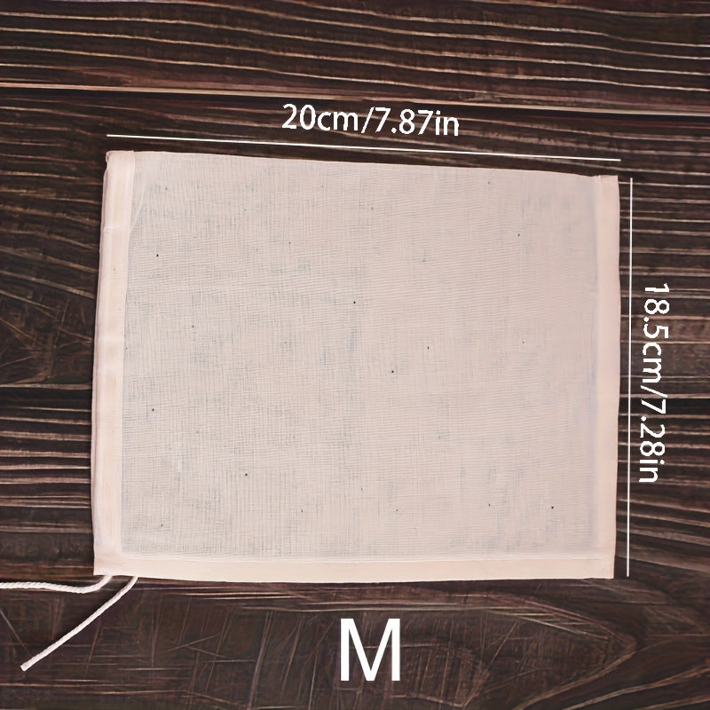 Reusable Cheesecloth & Filter Bag, Heavy-duty Nylon Kitchen Strainer with Opening, Perfect for Cheese, Nut Milk, Coffee, Tea, Yogurt, Cold Brew, Easy Clean, Dishwasher Safe