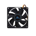 80mm CF-08LB Silent Cooling Fan, Long Life Bearing, Ultra Quiet High Efficiency Heat Dissipation, Excellent Ventilation for PC Case and CPU Heatsink