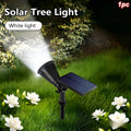 Outdoor Solar Spotlight Set, Available in 1/2/4 Packs, Landscape Light, Equipped with 18 LEDs, IP44 Waterproof Rating, Smart Light Sensor Function, Perfect for Outdoor Decoration in Courtyards, Gardens, Lawns, Walkways and Furniture Design