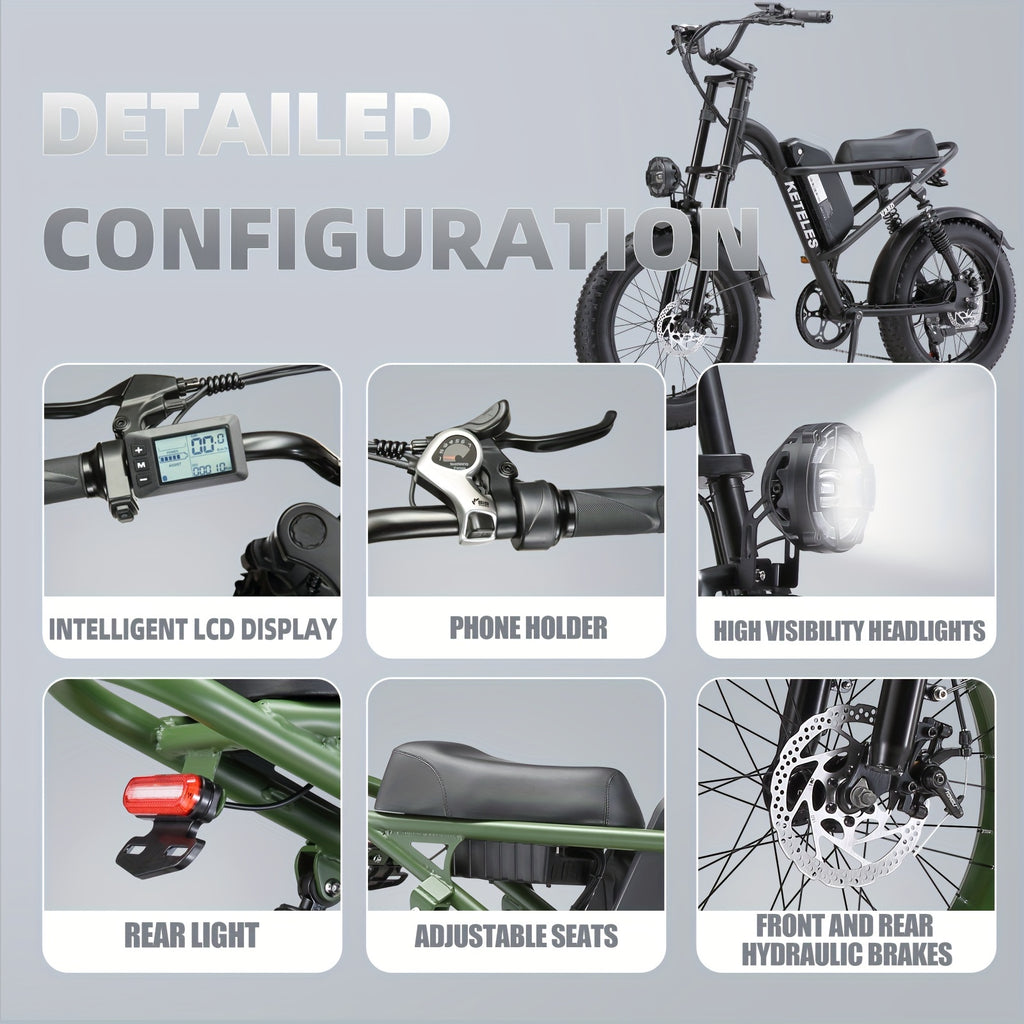 20寸 19mph 500w电动助步车17.5ah