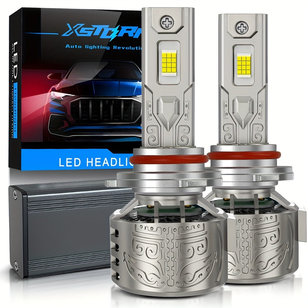 Xstorm 2Pcs 130W High Power H4 H7 H11 Super Bright LED Car Lights 40000Lm H1 H3 9005 HB3 9006 HB4 CPS Chip Car Fog Light Canbus Light 9012 Hir2 Car Light