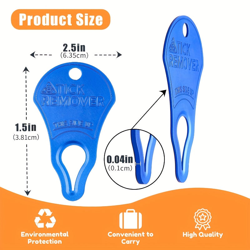 1/2/3pcs 便携式蜱虫去除工具 - 适用于宠物和人类的蜱虫去除工具，安全快速的去除蜱虫，户外活动必备工具/狗用除蜱虫工具