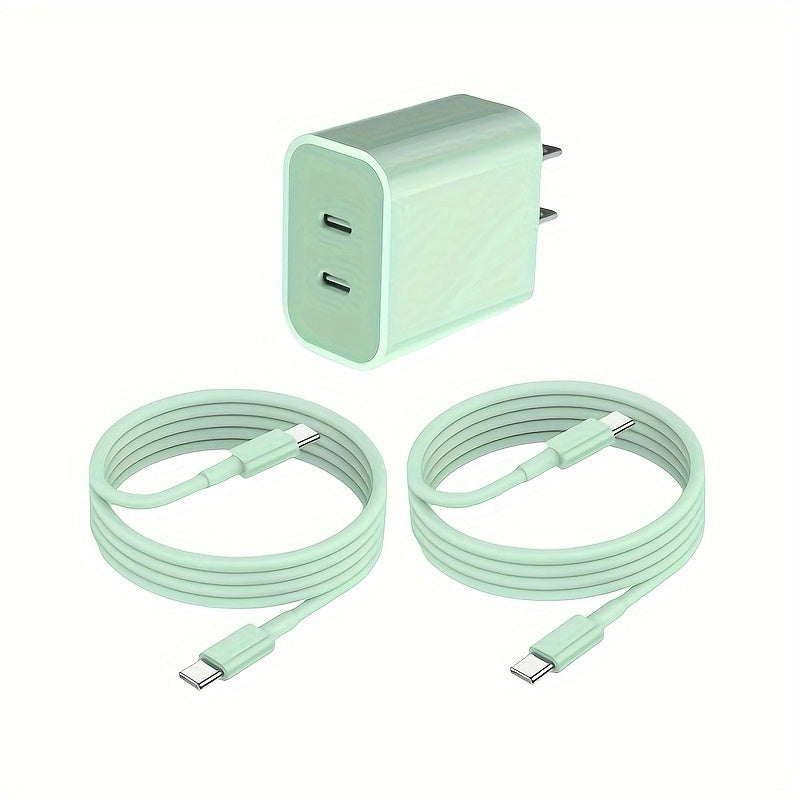 for iPhone 15 Fast Charger, 20W USB C Charger for iPad Charger Block with 6ft Type C to Type C Charging Cable for iPhone 15/15 Pro Max/15 Pro/15 Plus/iPad Pro/iPad Air and More