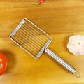 Stainless Steel Tomato Slicer, Manual Fruit Vegetable Cutter, Egg Slicer, Kitchen Gadget for Perfect Slicing and Dicing. Ideal for Salad, Sandwich and Breakfast Prep. Manual Slicer, Modern Durable Kitchen Utensil, Vegetable Cutter