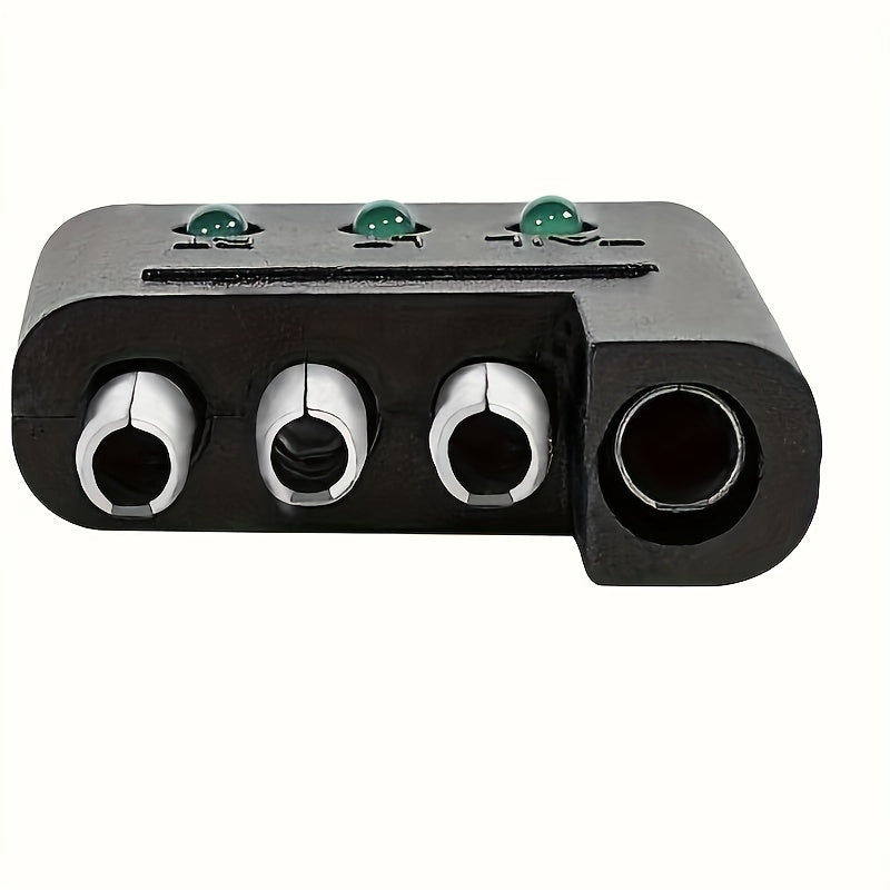 4-Pin Trailer Light Circuit Tester – Durable ABS Connector for Easy Electrical Testing, 4-Way Trailer Wiring Tester, Auto Accessory, Electrical Testing | Rugged ABS Connector | Metal Contacts
