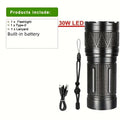 Rechargeable Super Bright Flashlight Suitable for Home Security Emergency Camping Power Outage Use Outdoor Handheld Lighting With Battery Not Waterproof