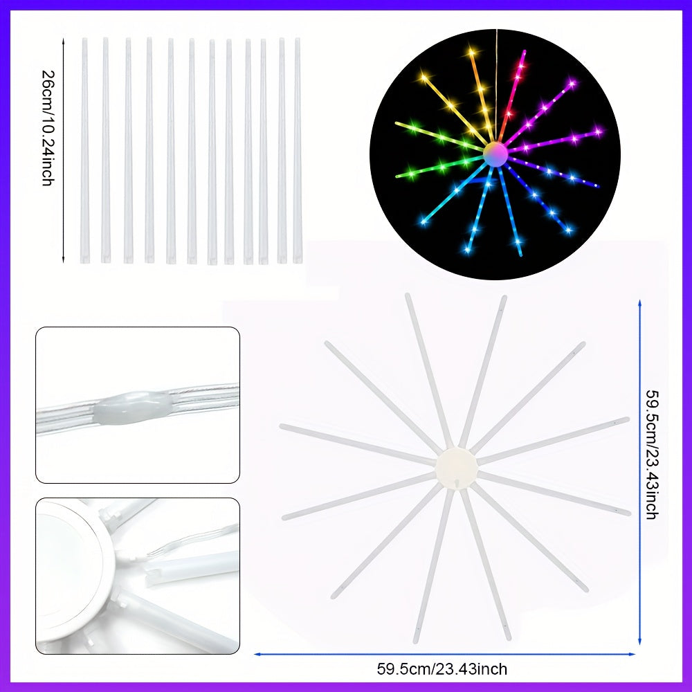 1 Set New USB Fan Light, Portable Foldable, Rotatable Colorful Windmill Christmas Light, for Living Room Bedroom Kitchen Balcony Indoor Decor, New Year Christmas Wedding Festival Ambient Decoration