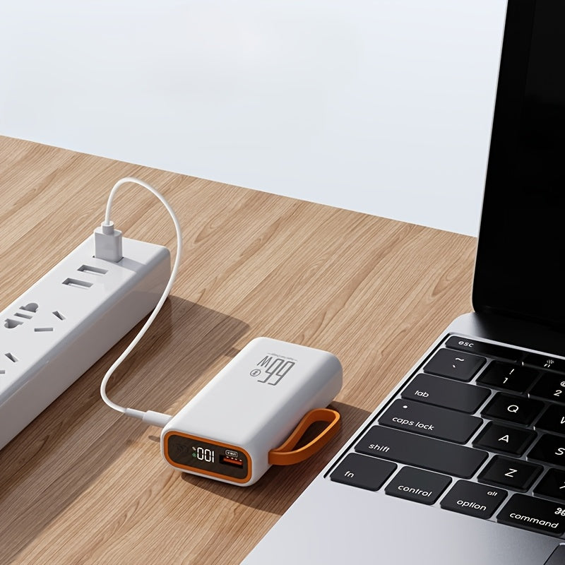 15800mAh Portable Power Bank, 66W Fast Charging Portable Charger, Dual USB Input and Three USB Output, Digital Display Screen, Suitable for iPhone 17/ 16/ 15/ 14/ 13/ 12 and More, Outdoor Emergency Backup, Travel Power Bank, Onthego Charging, Modern