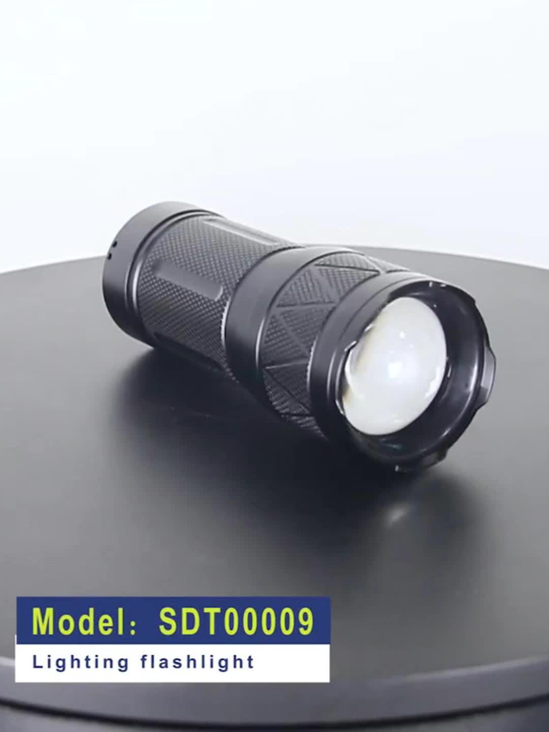 Rechargeable Super Bright Flashlight Suitable for Home Security Emergency Camping Power Outage Use Outdoor Handheld Lighting With Battery Not Waterproof