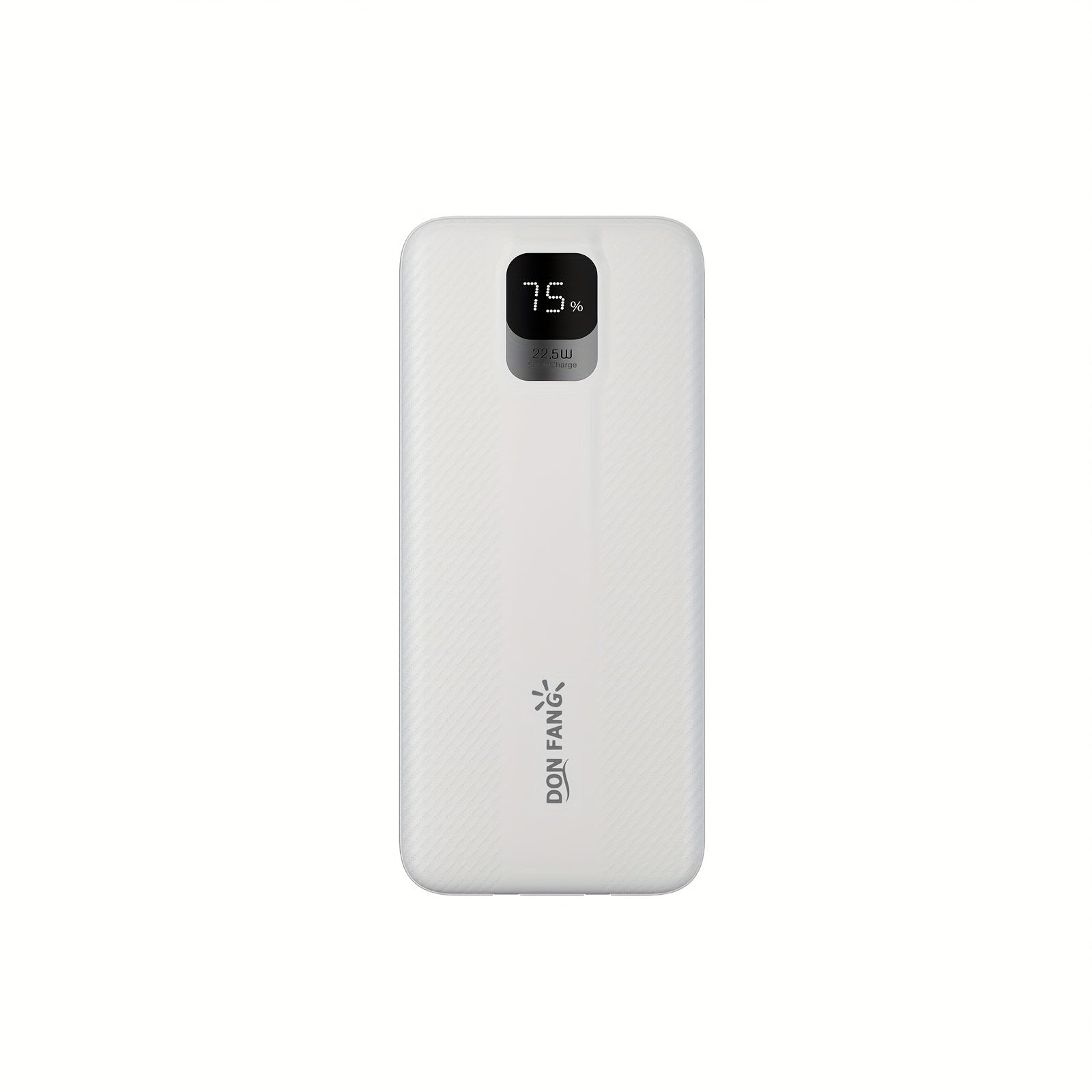 Halloween Clearance Deal! Donfang 10000mAh PL12White Or Black Dual Line Fast Charging Mobile Power Bank, 22.5W/PD20W Type-C&USB Fast Charging, with LED Power Display, Suitable for Smartphones, Outdoor Camping & Hiking And Household Use