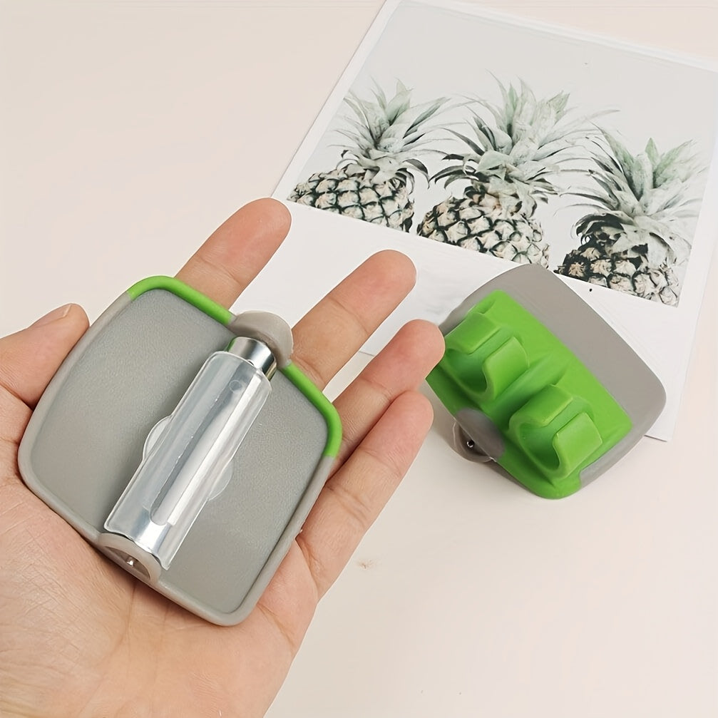 2Pcs Vegetable Peeling Tools, Comfortable Grip with Non-Slip Rubber Finger Ring Design. Made of stainless steel and durable thermoplastic rubber material, battery-free, suitable for carrots, pumpkins and more food ingredients