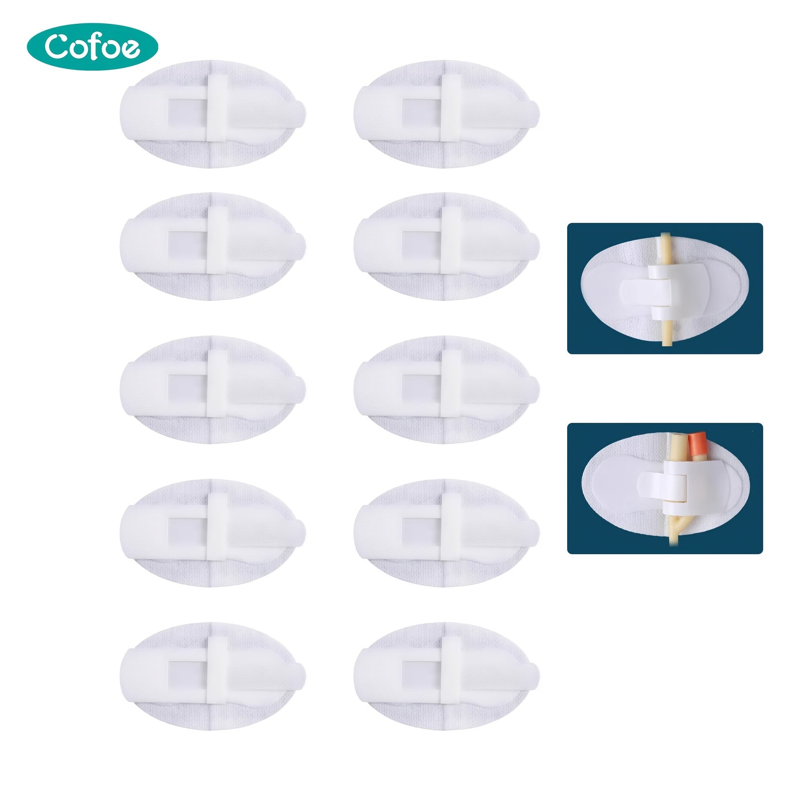 COFOE 尿导管稳定器，带腿袋和支架贴纸