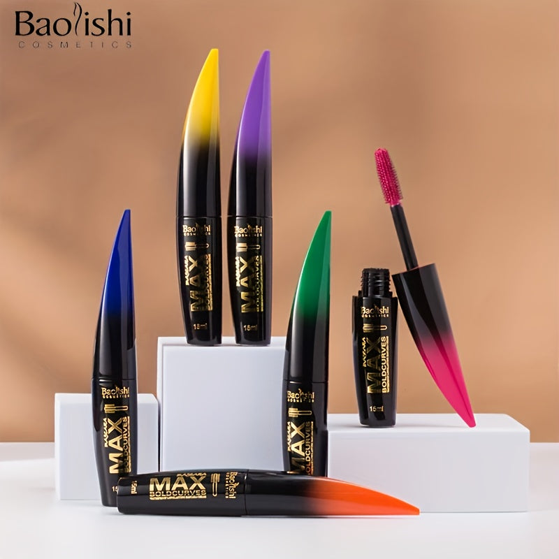 BAOLISHI 炫彩睫毛膏，纤长卷翘防水防晕染睫毛膏，持久纤长睫毛美妆工具（6种颜色可选）