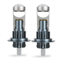 2-Pack High/Low Beam 120W H4 H7 LED Car Lens Headlight Bulbs, Super Bright 60000LM H11 9005 HB3 9006 HB4 Car Lens Lights, Turbo LED Lights, Car Headlights, Plug-and-Play, 12V, with Canbus Interface