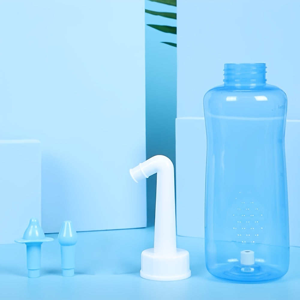 1pcs 手动的鼻部冲洗器 鼻腔清洗 清洁工具 洗鼻瓶子 10.14/16.91oz