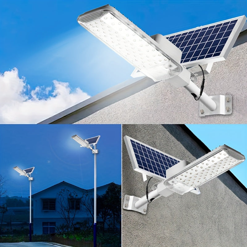 High Brightness Solar Street Light - Durable LED Lens Beads 6500K IP65 Waterproof Split-Type Solar Wall Light, Perfect for Garden, Garage, Commercial Lighting and Street Lighting