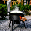Winter Wood Stove Heating Stove, Indoor & Outdoor Smokeless Earthen Stove for Home, Rural Wood Burning Stove for Kang Heating in Winter