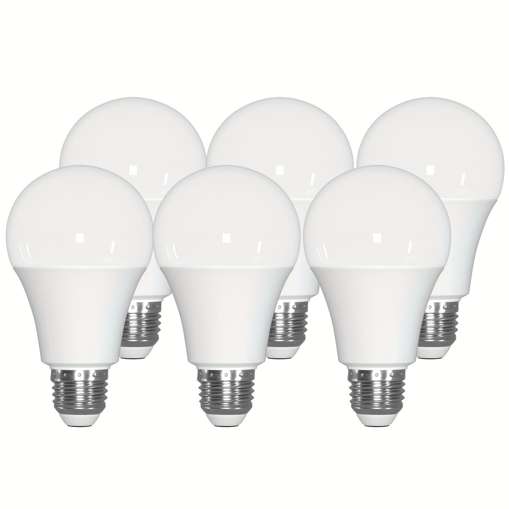 6-pack E26 LED bulb 9W 900 lumens A19 LED bulb 3000K warm white 5000K daylight white 6500K cool white suitable for bedroom living room lighting fixtures non-dimmable