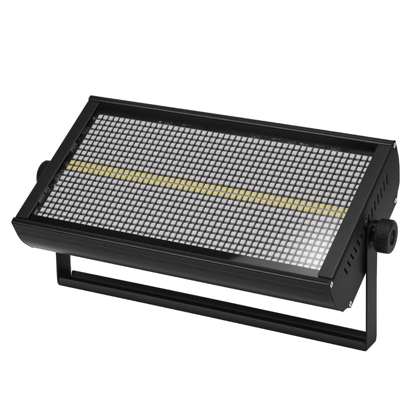 Professional LED stage lighting - 8-channel DMX512 strobe, chase light, with 8-level speed and color-changing effects, 960 pieces 5050 LED beads, 200W, universal voltage 110-240V, suitable for DJs, theaters, concerts