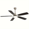 Sofucor 52" Ceiling Fan with Light & Remote, 6 Speeds, 3-Color LED, Timing, Low Profile, Noiseless Reversible DC Motor, for Bedroom, Living Room, Patio (3 Downrods Included)