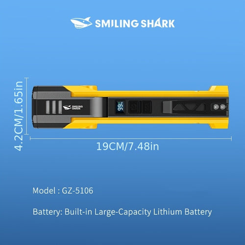 1 SMILINGSHARK GZ5106 Ultra-Bright LED Flashlight, Multi-Functional Rechargeable Work Light, 7 Lighting Settings, Ideal for Night Tasks, Camping, Daily Use & Emergencies
