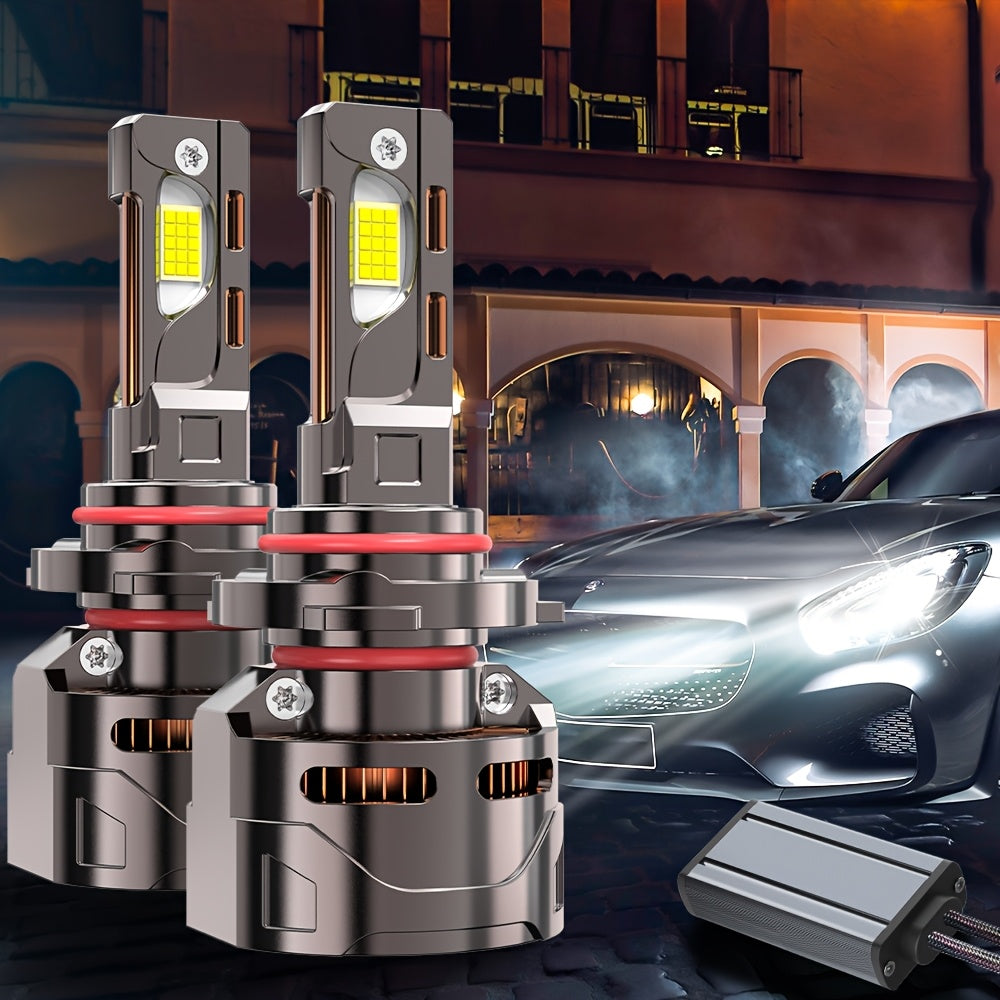 2Pcs H11 LED Headlight Bulbs. H11 Super Bright LED Headlight Bulbs, 380W High Power, 7500K Color Temperature. Compatible with H1, H4, H7, H11 Sockets. Improves Night Driving Safety. 900% Brightness Increase, Compatible with 9005 HB4