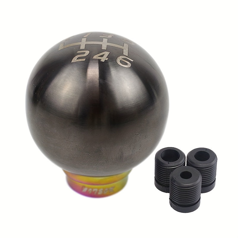 Universal Shift Knob, 5/6 Speed Design, Stainless Steel Material, Ideal Choice for Racing and JDM Enthusiasts, High Quality Knob