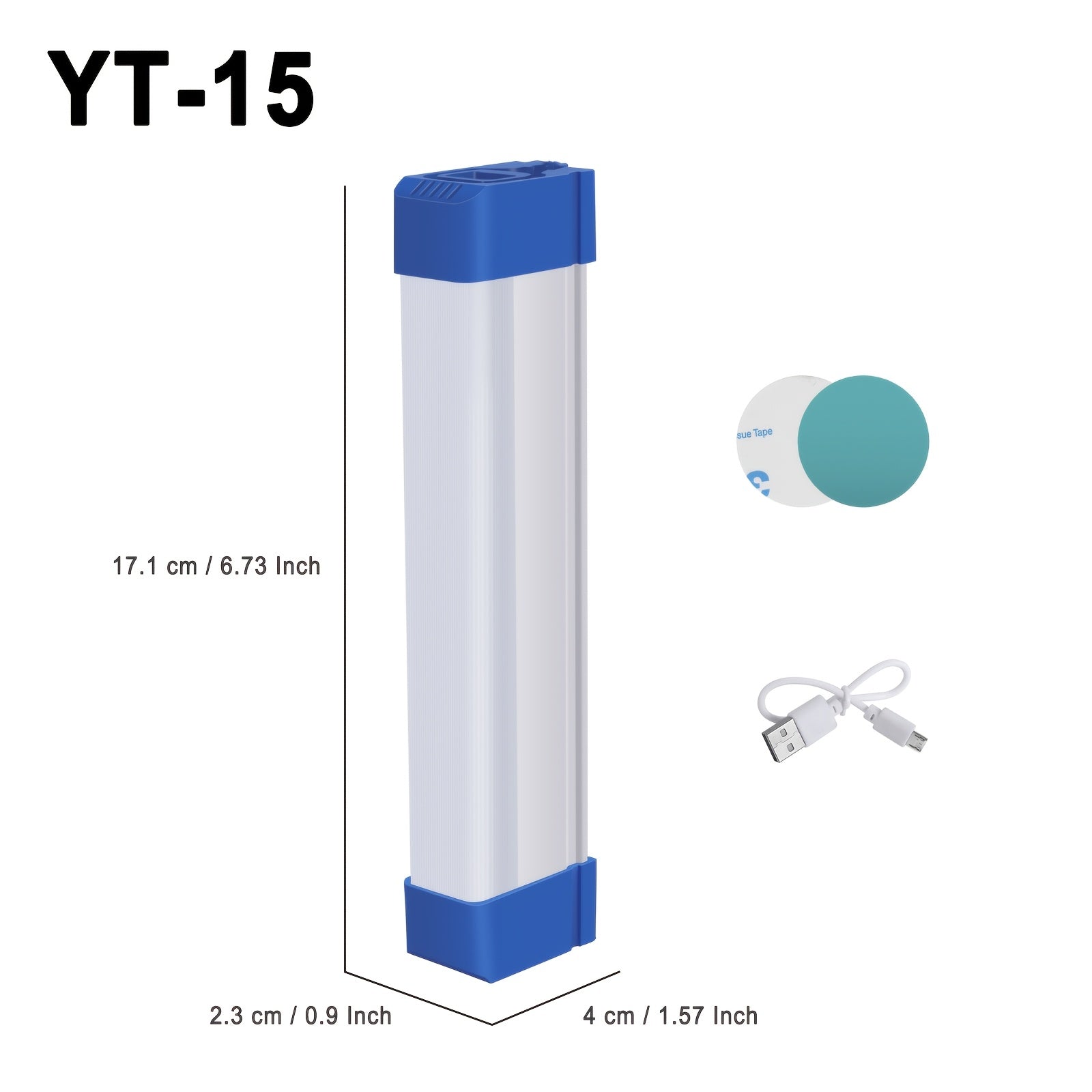 Multi-functional magnetic emergency tube light, can be hung, handheld, or magnetically attached, high brightness, multi-purpose for tents, night barbecues, power outage emergencies, wardrobe lighting, hazard warnings, etc.