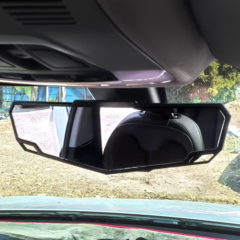 1 Universal HD Clip-On Wide Angle Rearview Mirror - Wide Field of View Design, Reduces Blind Spots - Fits All Vehicle Models, Enhances Driving Safety, Blind Spot Assist Mirror