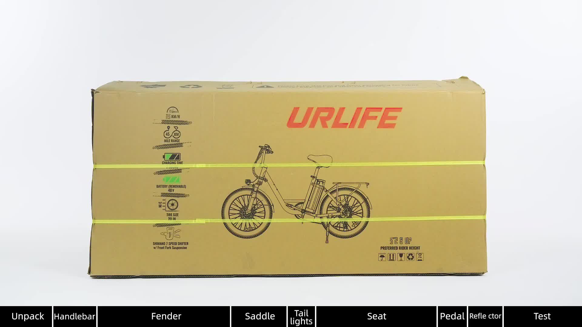 20x3英寸轮胎电动探险自行车 - 745W电机，48V 13Ah可拆卸电池，20英里/小时，7速变速，双碟刹 - 探索山路与征服城市通勤