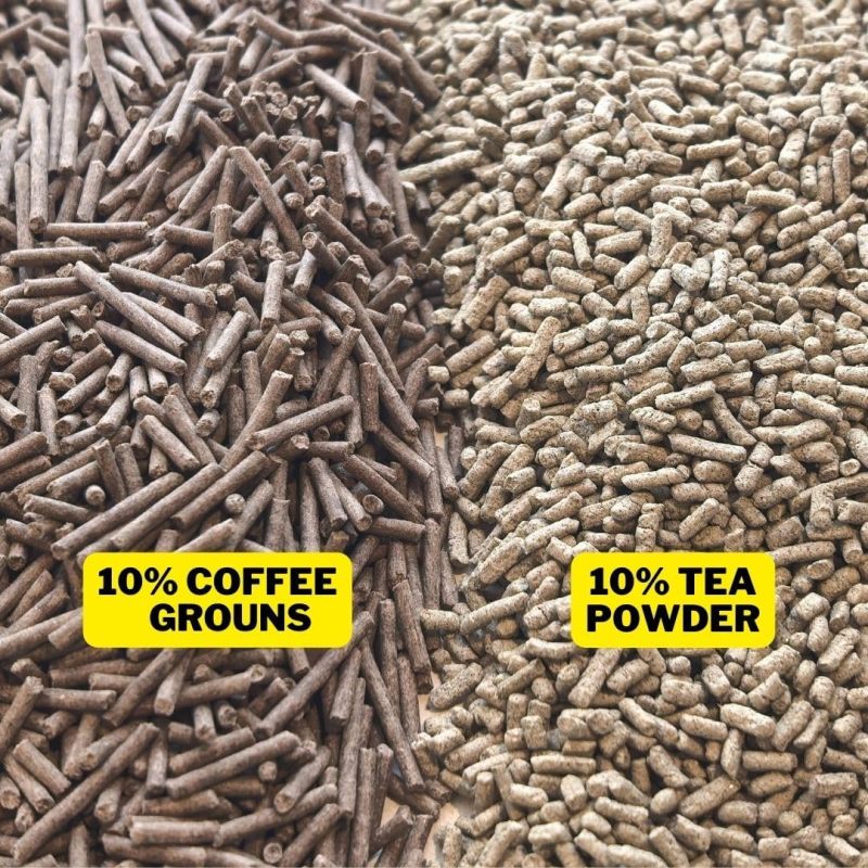 豆腐猫砂，无尘，低留尘，自然除臭，可冲洗，天然成分（4包，茶叶粉）（茶叶粉，2包）