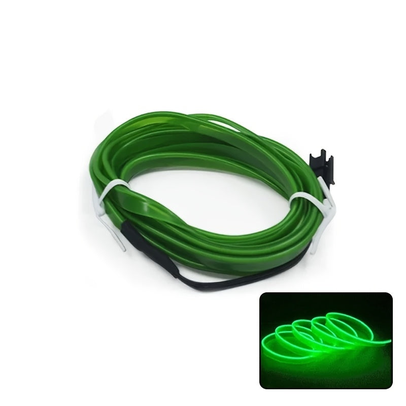 196.85英寸 LED 霓虹灯条 - 柔性氛围灯，适用于项目，USB 供电装饰灯，适用于派对，不含电池
