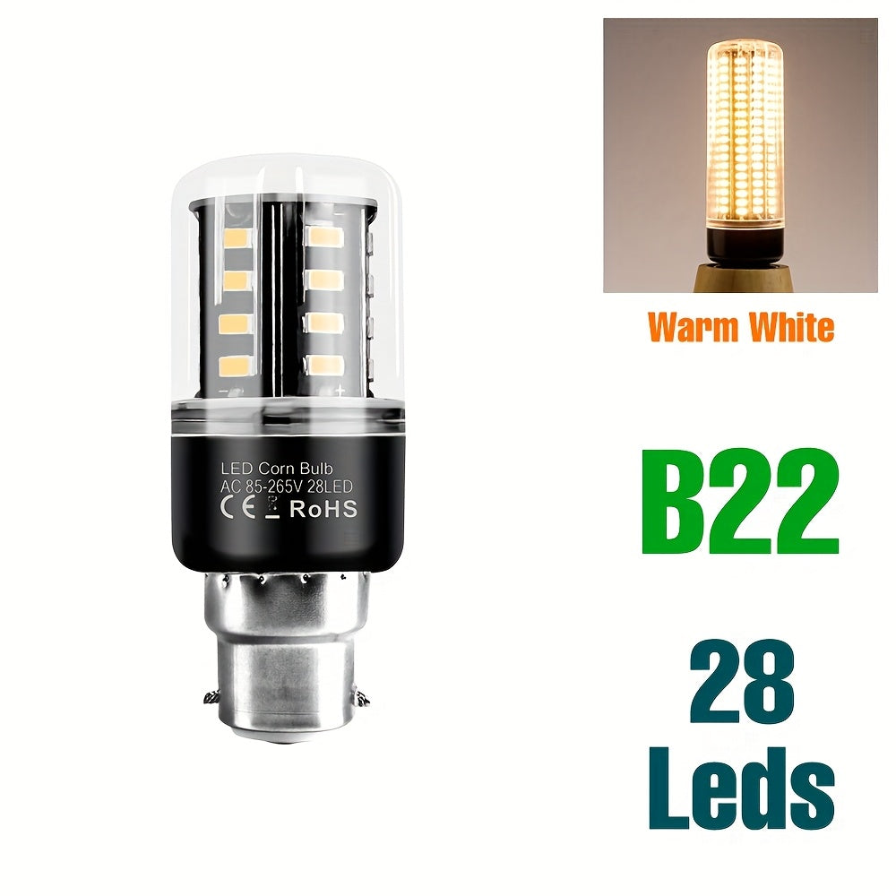 LED bulb E26/E27 corn light E14 indoor spotlight B22 ceiling light AC85-265V candle light 220V recessed downlight 110V flicker-free eye-protection pendant light for living room kitchen bedroom bathroom office