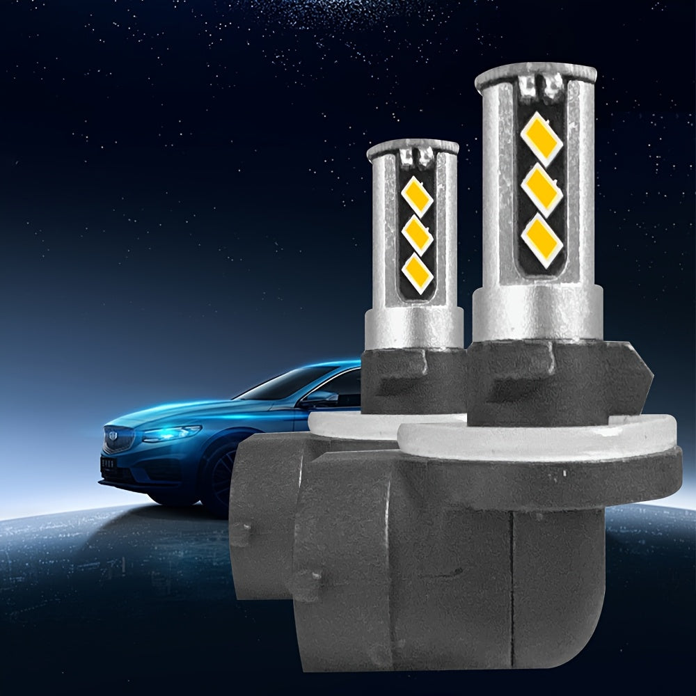 2 High/Low Beam LED Headlights, 55000 Lumens, Strong Penetration, Low Energy Consumption, 5000K White Light, Compatible with 9005/HB3/9006/HB4, H1G110, H3, H7, H11, 200W High Power, 880/881/H27, High/Low Beam