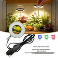 LED Plant Grow Light, USB 1-to-1/1-to-2 Dual-Spec Lighting, Timer/Stepless Brightness/3 Light Modes, Sunlike Full Spectrum, for Indoor Small-Medium Plant Seedling Cultivation