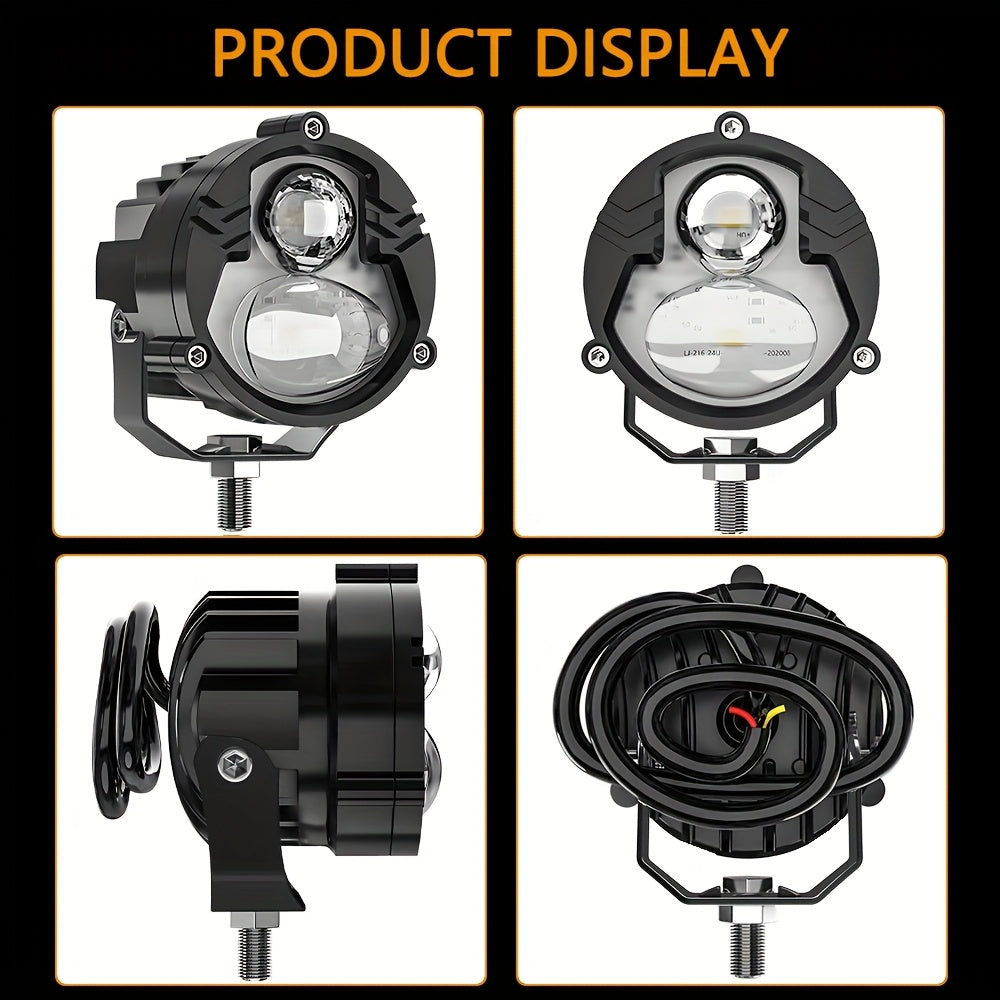 Ultra-Long Range Laser Headlight - Fog-Penetrating Work Light, for Trucks and Motorcycles