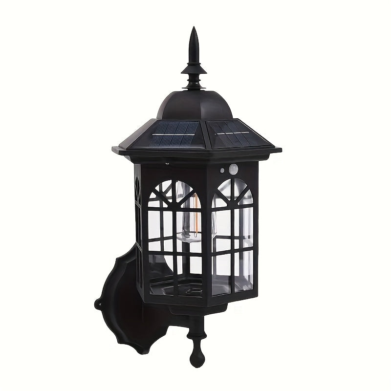 Solar Sensor Wall Light - For Garden Courtyard Decoration