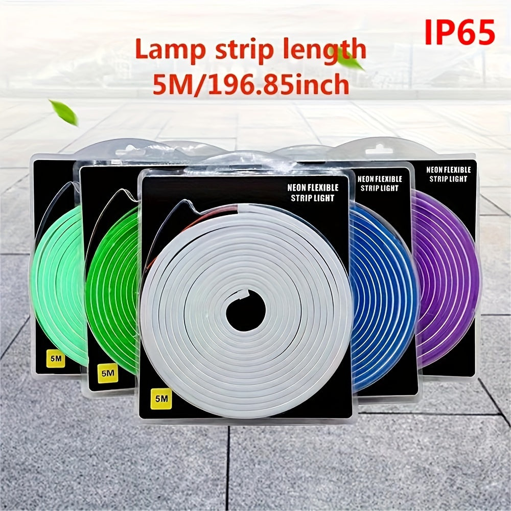 柔性LED霓虹灯带，每米长196.85英寸，非常适合在各种字体中创建室内和室外广告牌和环境照明