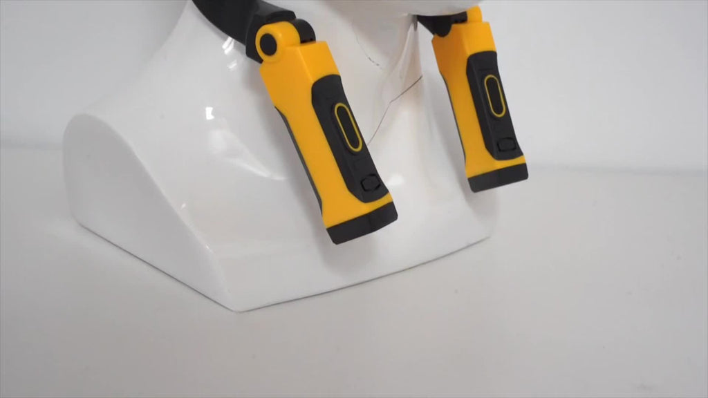 A Rechargeable Work Light, Portable Flashlight with Two Lighting Modes, Designed as a Hands-Free Neck Light, Ideal for Reading, Camping & Repair Work