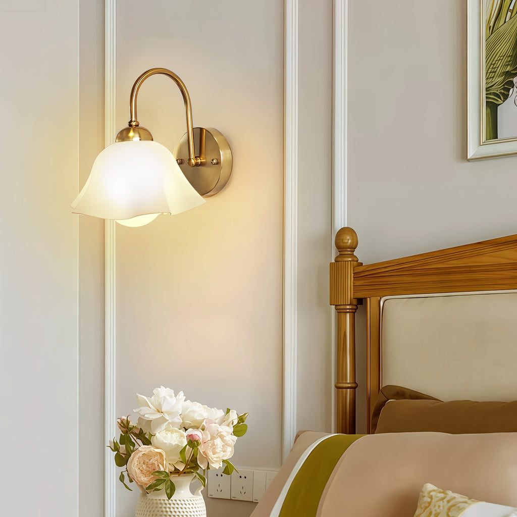 Headlight Bedroom Wall Light, Modern Minimalist Hallway Internet Celebrity Wabi-Sabi Style Cream Corridor Staircase Wall Sconce