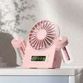 2025 New Dual-Nozzle Double Mist Spray Fan, Mist & Hydration Fan, Multi-Functional Spray Fan for Office Dorm Students, 1200mAh