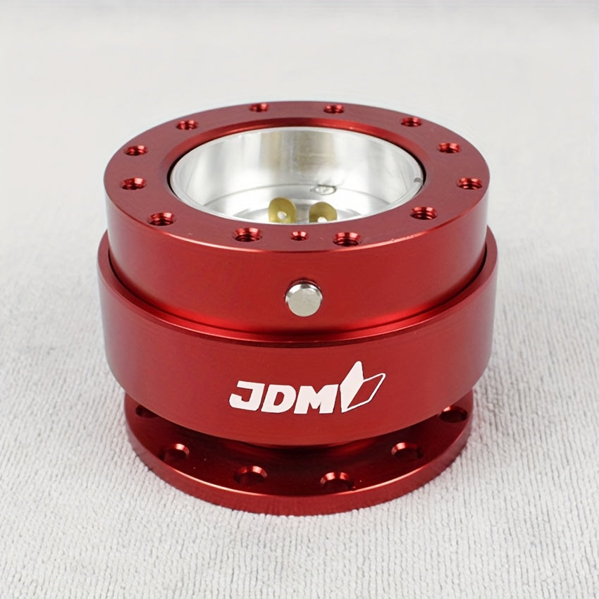 6×4 Ball Bearing Steering Wheel Quick Release JDM Snap-On Car Tuning Quick Release Steering Wheel Adapter Boss Kit Hub with Button