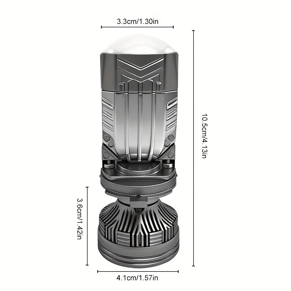 2 High Quality H4 LED Headlights H4-QB085, 50000 Lumens, 8054 CSP Chip, with External Driver Canbus Plug-and-Play, Auto Replacement Upgrade Bulb No Can-Bus Error, White Car LED Headlight Lighting, 12V