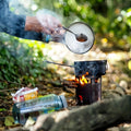 Lightweight Stainless Steel Portable Camping &amp; Hiking Stove and Grill - Ideal for 1-2 People, Weighs Less Than 100g, No Electricity Needed, Perfect for Outdoor Adventure