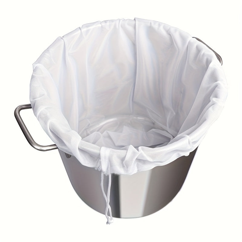 2-Pack Reusable Mesh Strainer Bags – Multi-Purpose Food-Grade Nylon Bags for Coffee, Juice, Tea, Nut Milk, Cold Brew Coffee Strainer, Cheese Cloth Food Filter