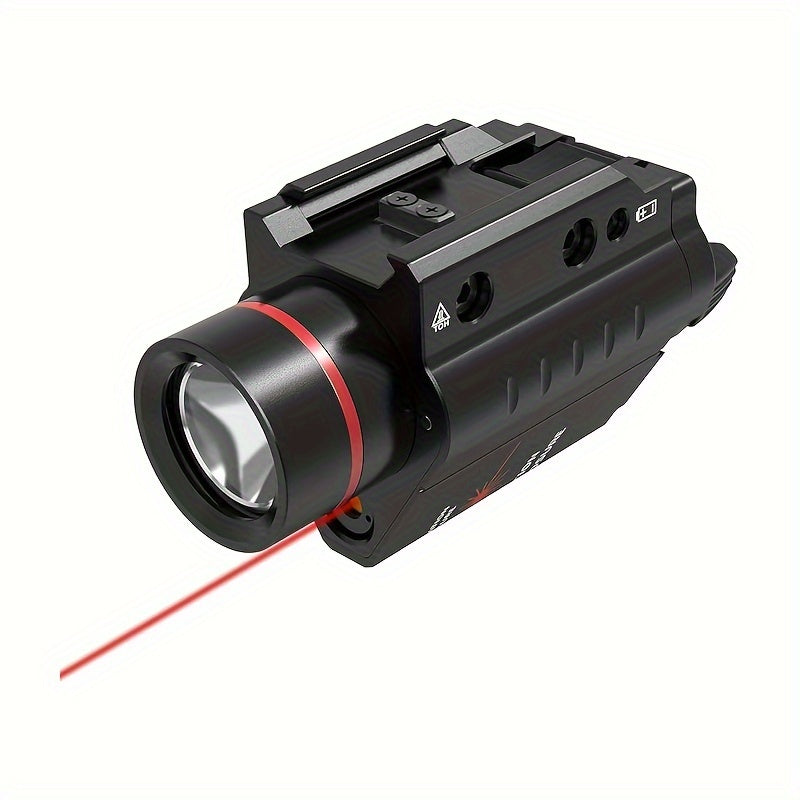 5038 Laser Sight Compact Aluminum Alloy Red/Green Laser Adjustable Picatinny Rail Mount Tactical Aiming for Hunting Shooting