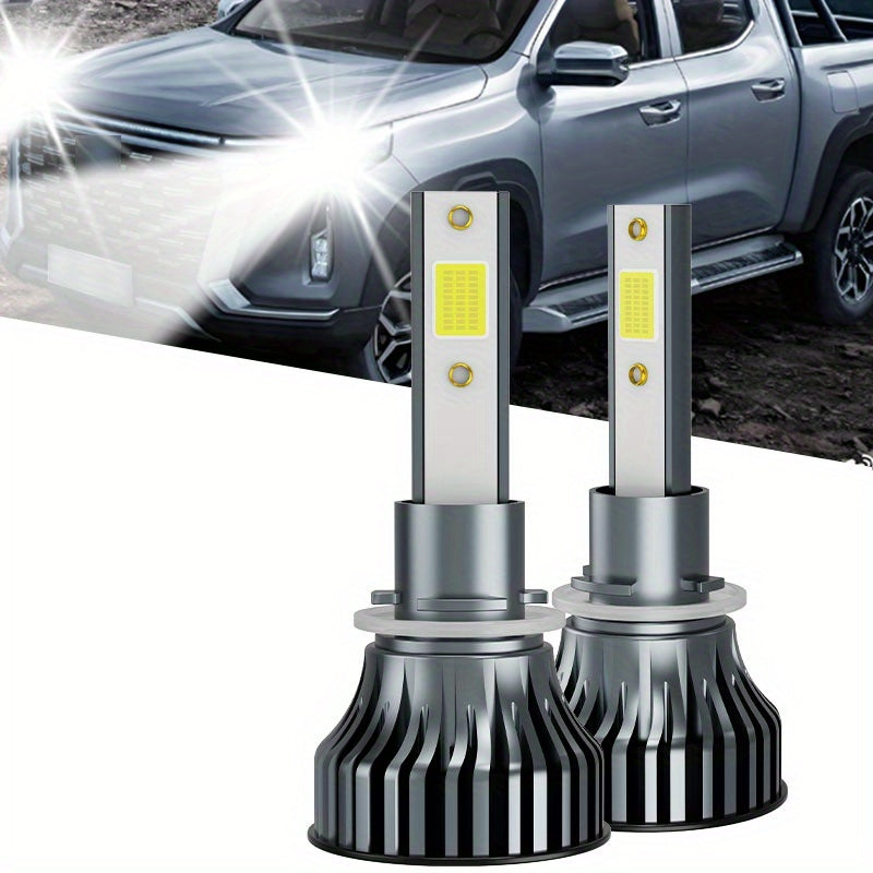 2-Pack 50000 Lumens H4 H7 H11 9005 HB3 9006 HB4 9004 9007 H13 High Power LED Car Bulbs 6500K 12V Car Light